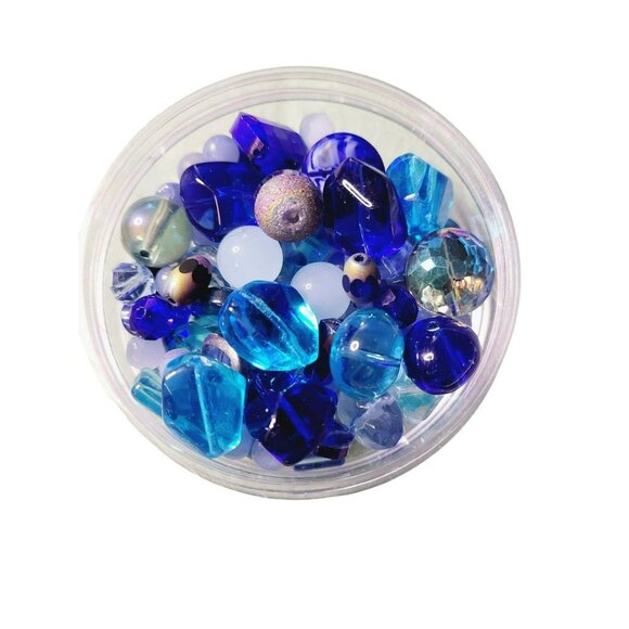 Mixed Bead Lot - Big - Small - Round - Square - Flat - Thick - Multi - Colored - Picture 2 of 9